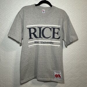 Vintage The Game‎ Ultra Ox Men's Small Gray T Shirt University Of Rice Owls